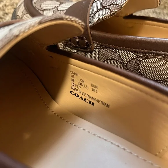 Coach Lucy Loafer Brown Women’s Size 8. - Picture 4 of 6